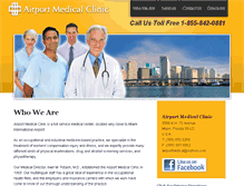 Tablet Screenshot of airportmedical.net